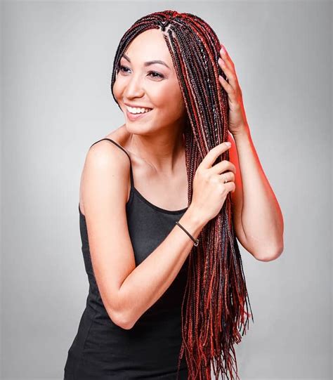 mixed race hair braids